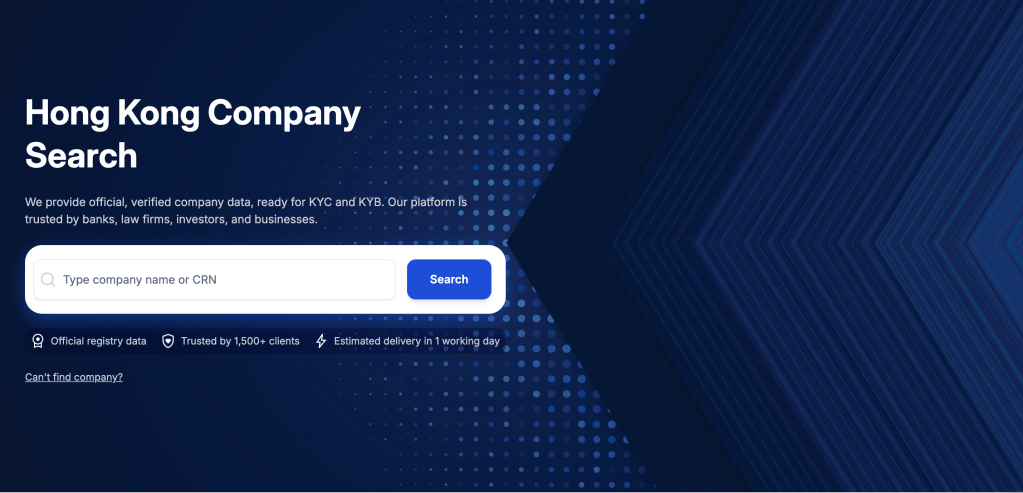 Hong Kong Company Search
