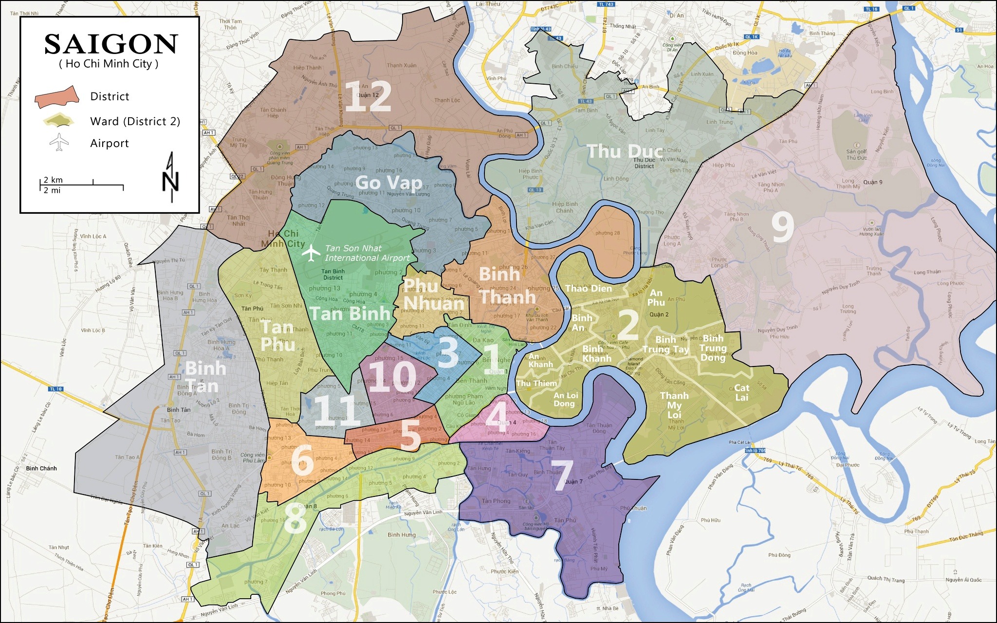 districts of ho chi minh city explained